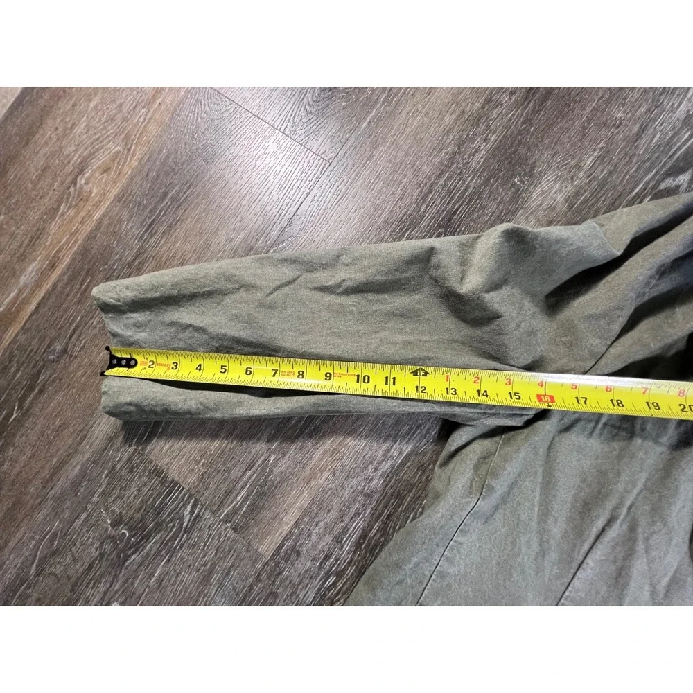 Members Only Blazer Jacket Mens 42R Olive Green Cotton Casual Two Button Coat